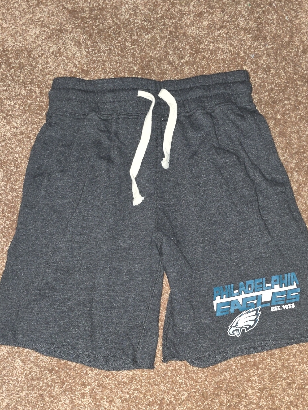 Philadelphia Eagles Men’s Gray Athletic Drawstring Shorts